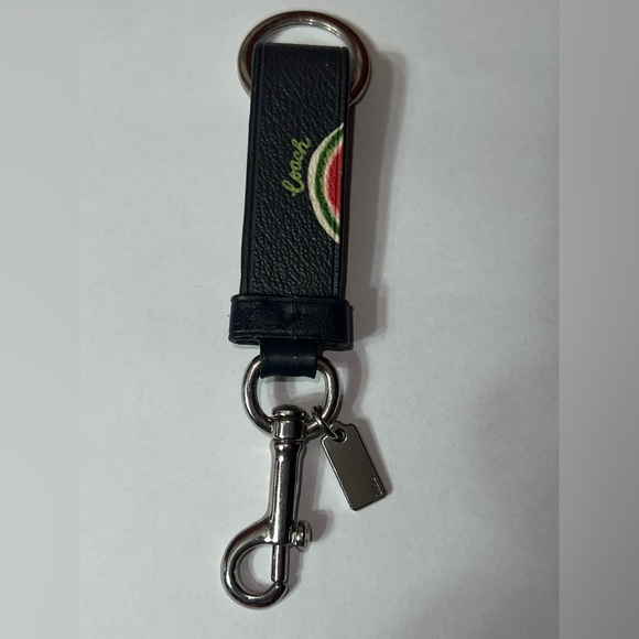 Coach Accessories Coach Trigger Snap Bag Charm With Watermelon